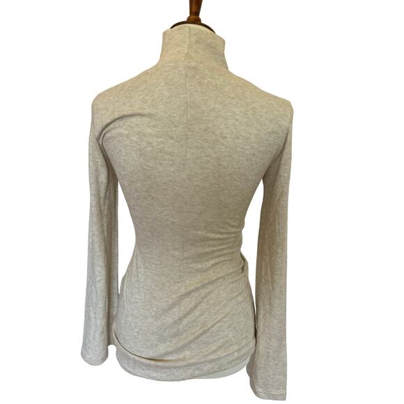 Sabina Musayev Sylvia Ruched Turtleneck Top - Picture 3 of 4